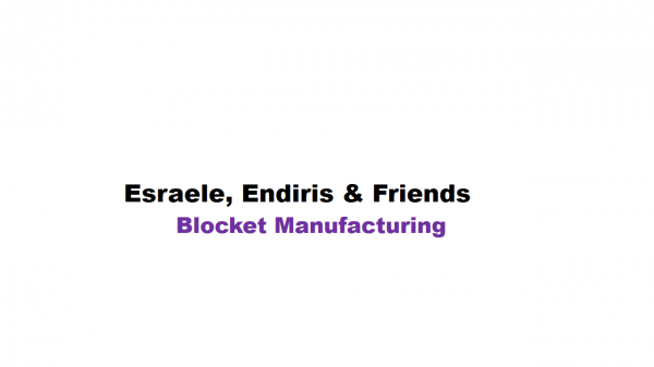 Esraele , Endiris and Friends Blocket Manufacture
